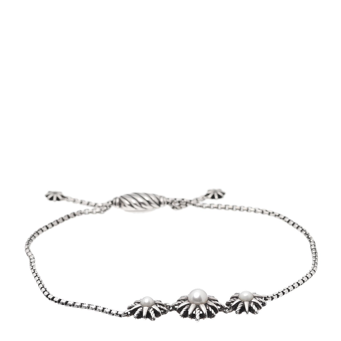 Sterling Silver Pearl Starburst Bracelet