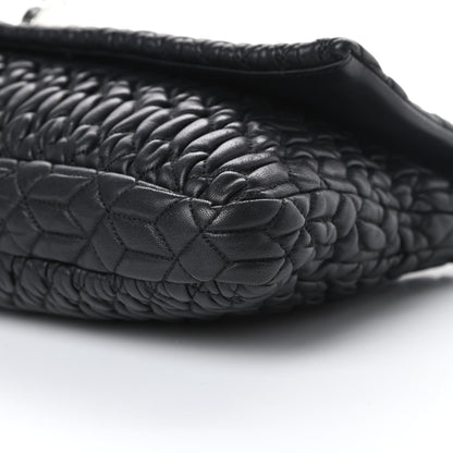 Miu Miu Nappa Matelasse Crystal Flap Clutch Black 11 of 15