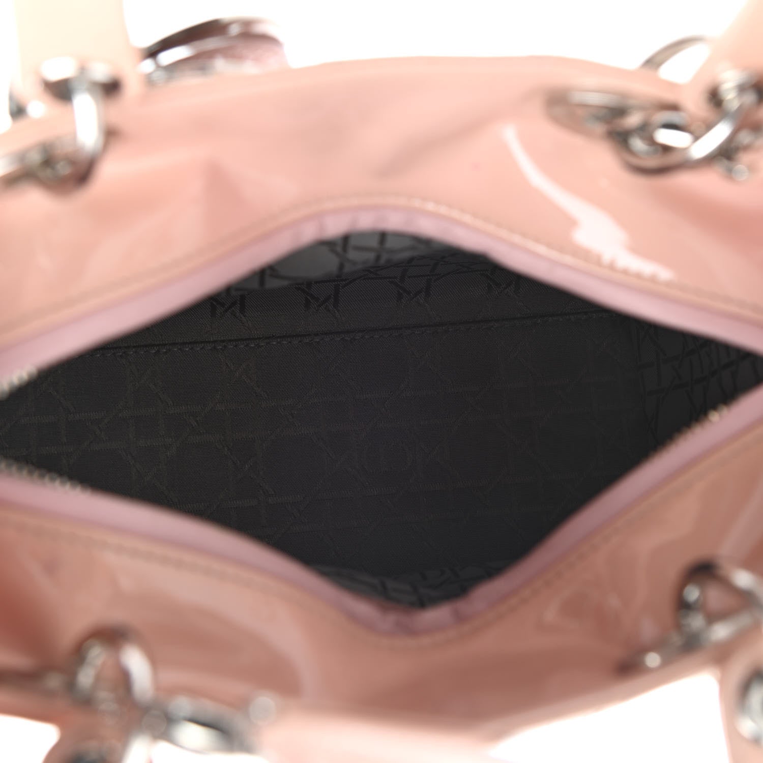 Christian Dior Patent Cannage Medium Lady Dior Light Pink 5 of 9