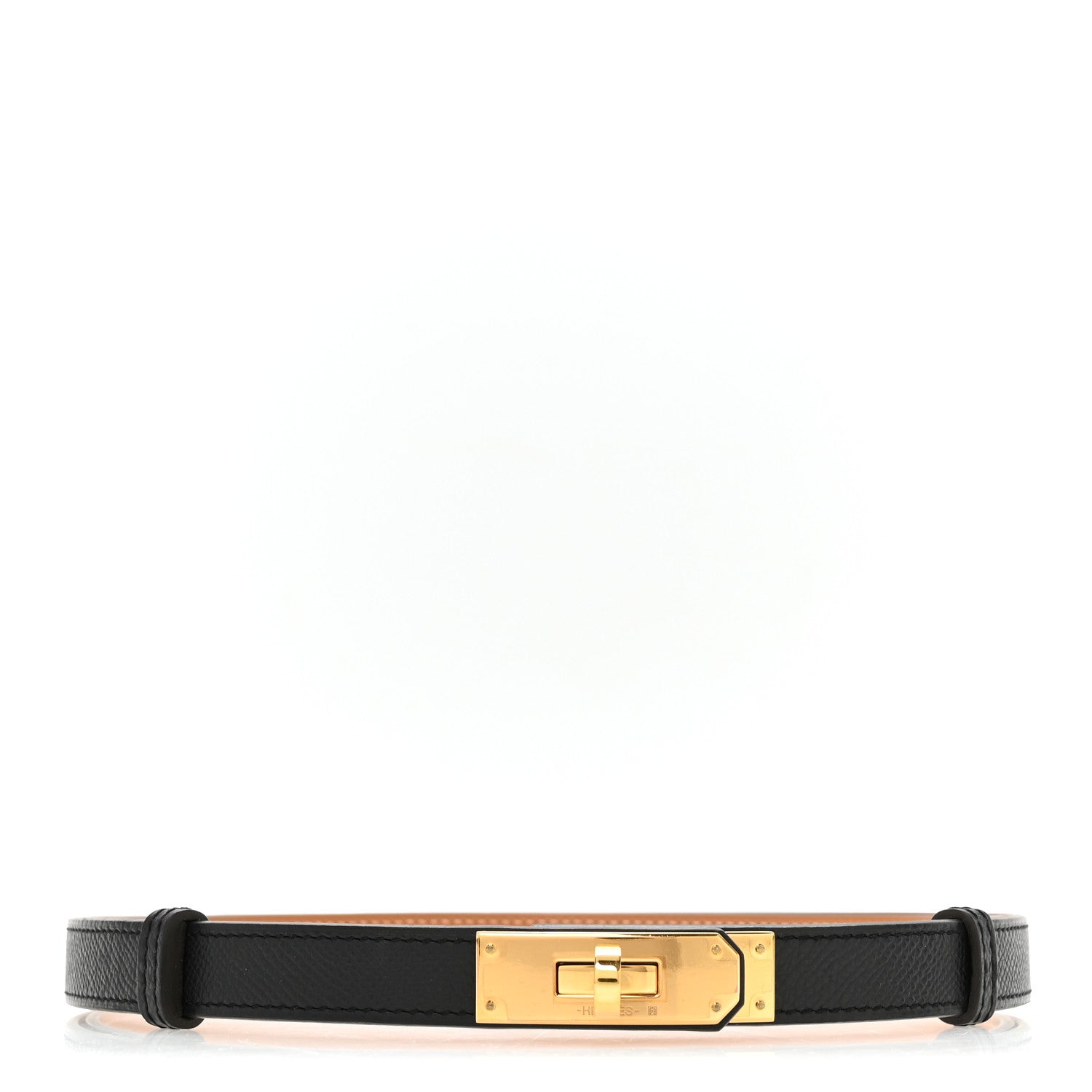 Hermes Epsom Kelly Belt Black 1 of 5