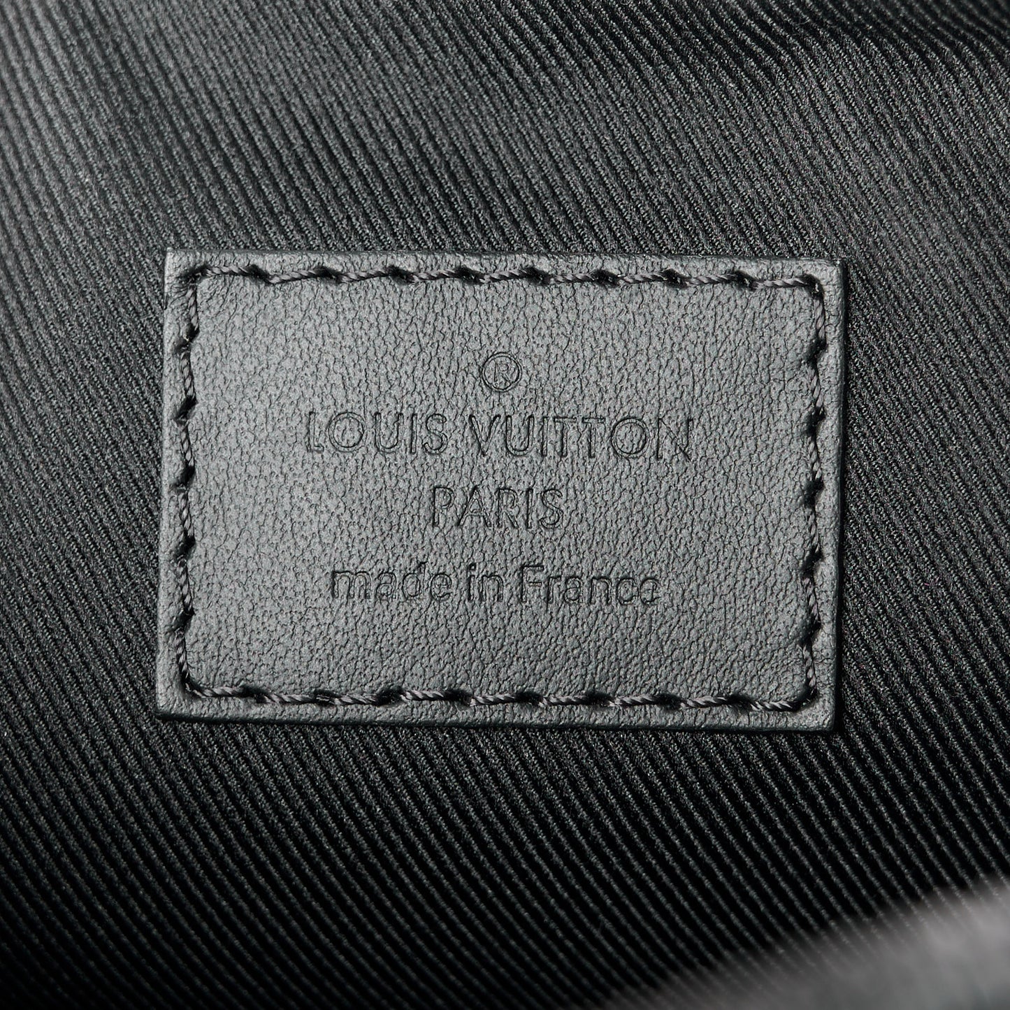 Grained Calfskin Aerogram Keepall XS Black