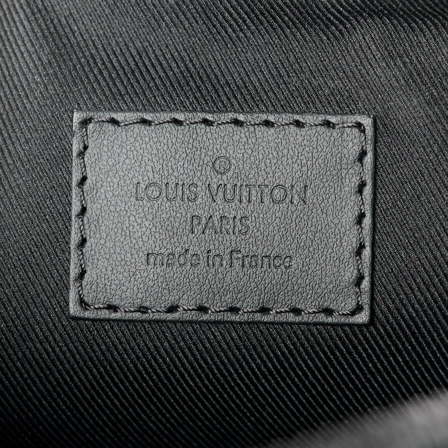 Louis Vuitton Grained Calfskin Aerogram Keepall XS Black 6 of 11