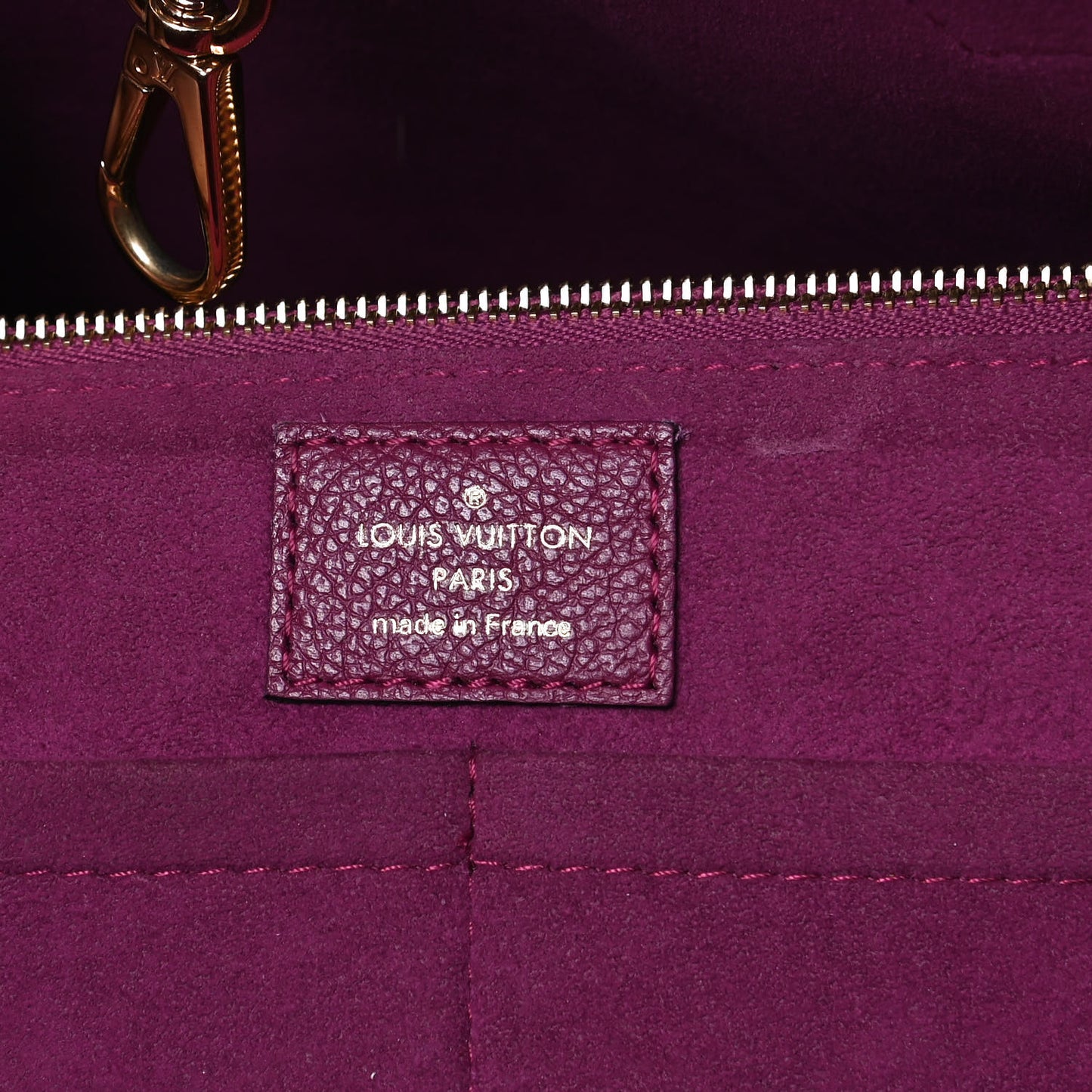 Calfskin Monogram Kimono Tote Grape