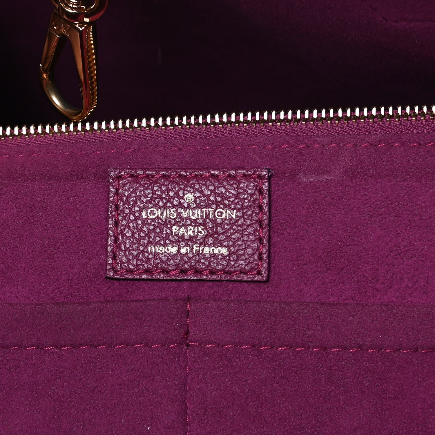 Louis Vuitton Calfskin Monogram Kimono Tote Grape 6 of 16