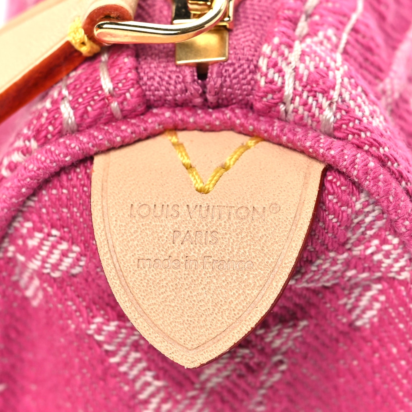 Denim Trousse Speedy Fuchsia
