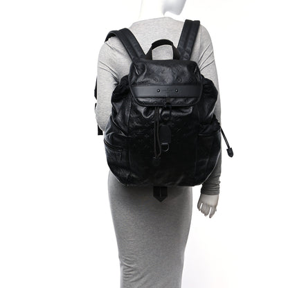 Louis Vuitton Calfskin Monogram Shadow Discovery Backpack Black 2 of 9