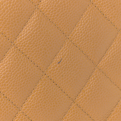 Chanel Caviar Quilted Jumbo Single Flap Beige 15 of 16