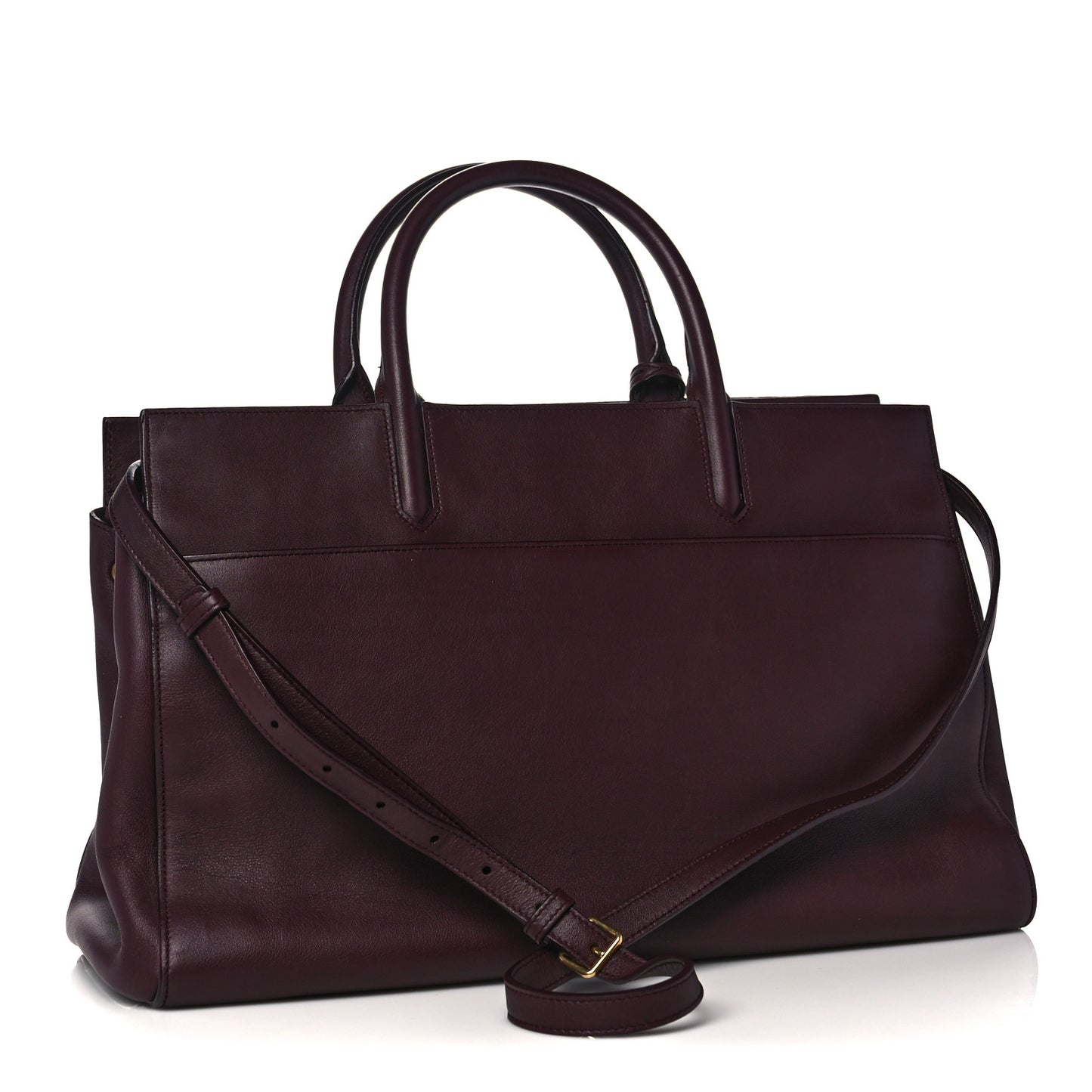 Calfskin Medium Rive Gauche Cabas Bordeaux