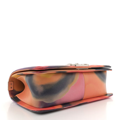 Chanel Printed Lambskin Quilted Medium Flower Power Boy Flap 4 of 11