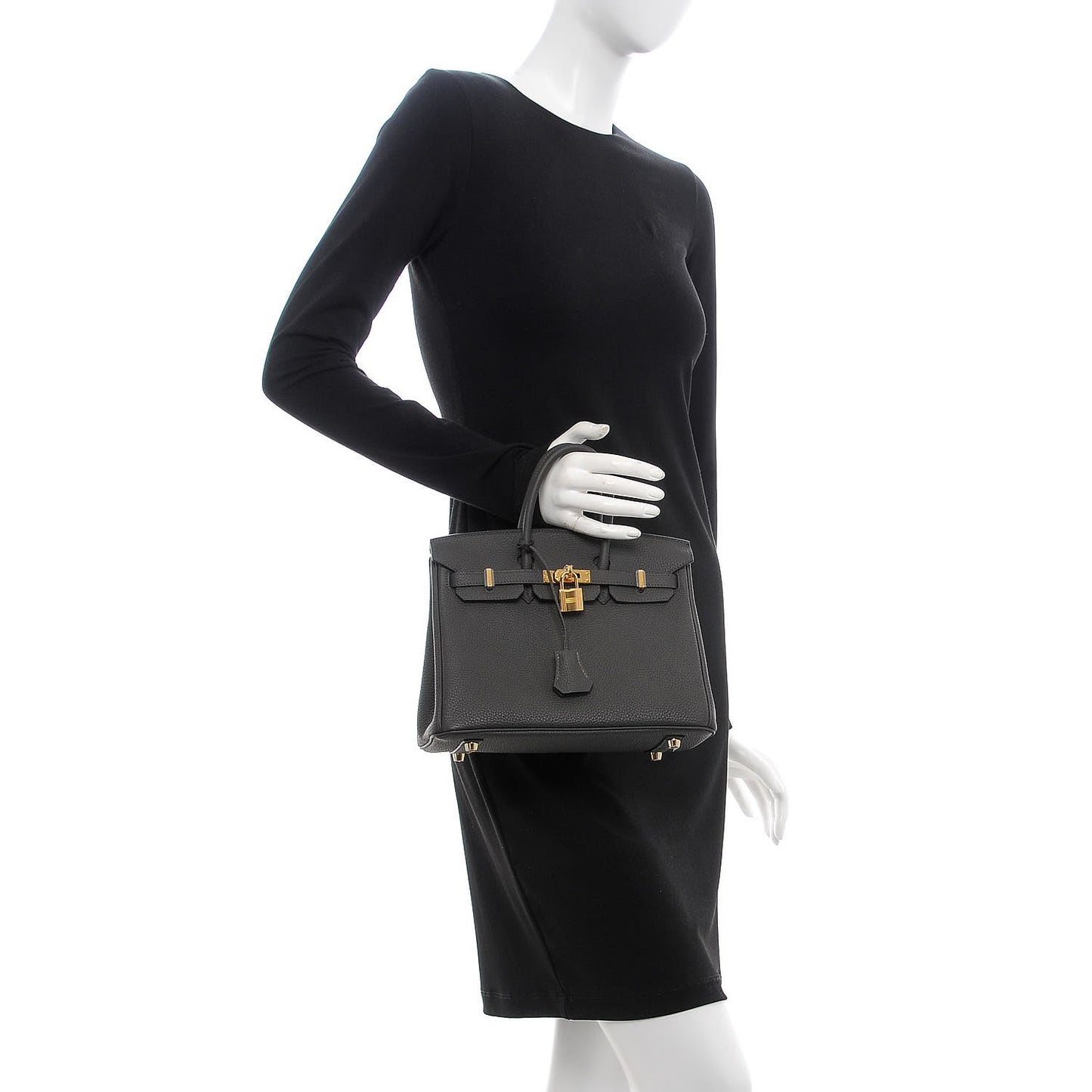 Togo Birkin 25 Graphite