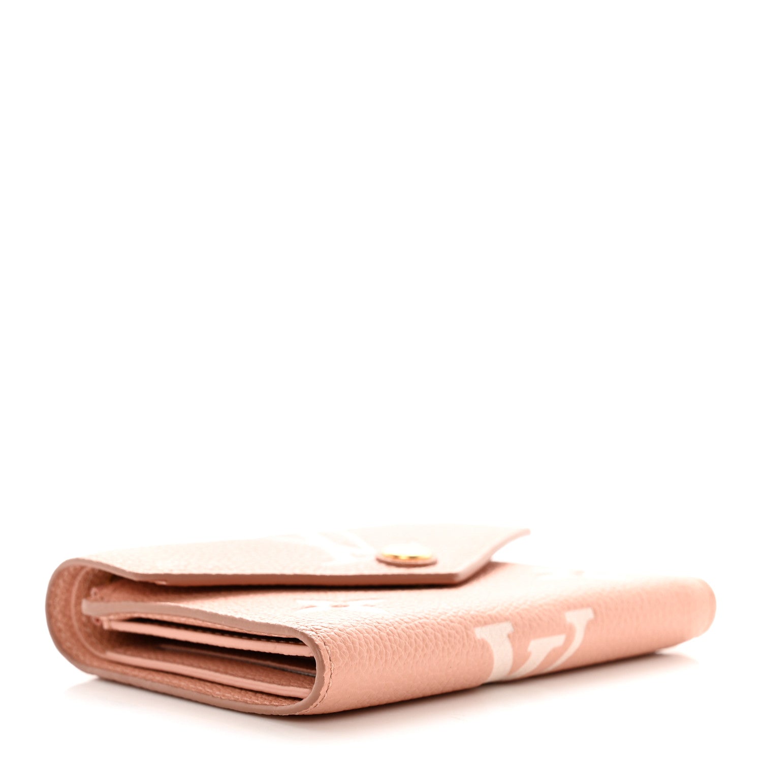 Louis Vuitton Empreinte Monogram Giant Victorine Wallet Rose Trianon Creme 4 of 8