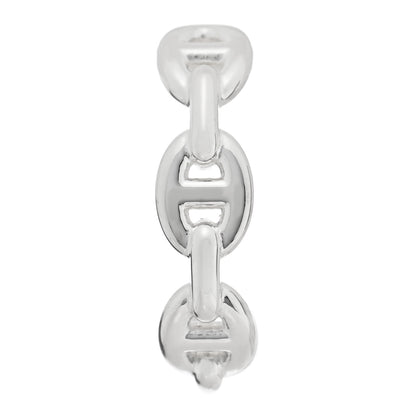 Hermes Sterling Silver Chaine D'Ancre Enchainee Single Climber Earring 1 of 5