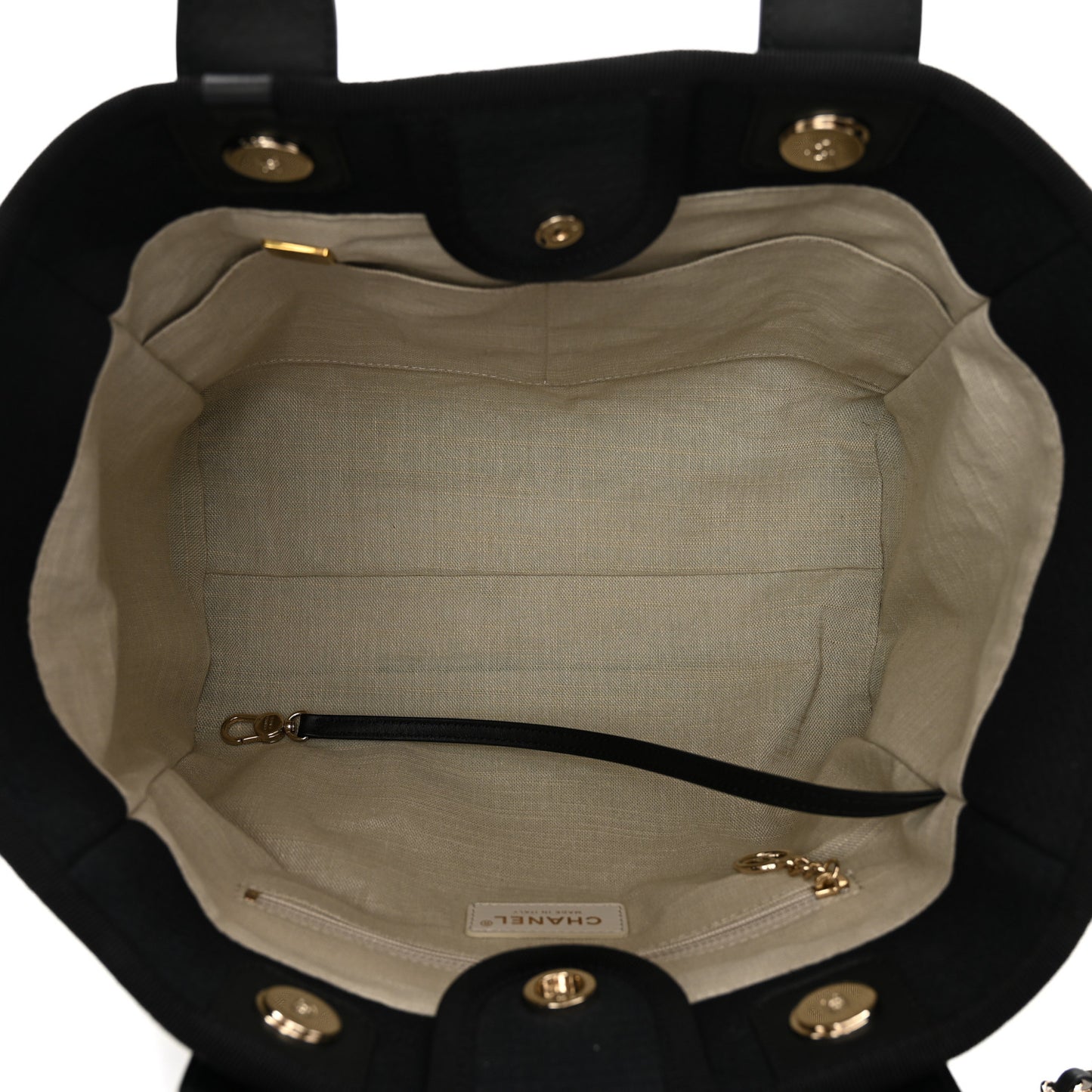 Mixed Fibers Small Deauville Tote Black