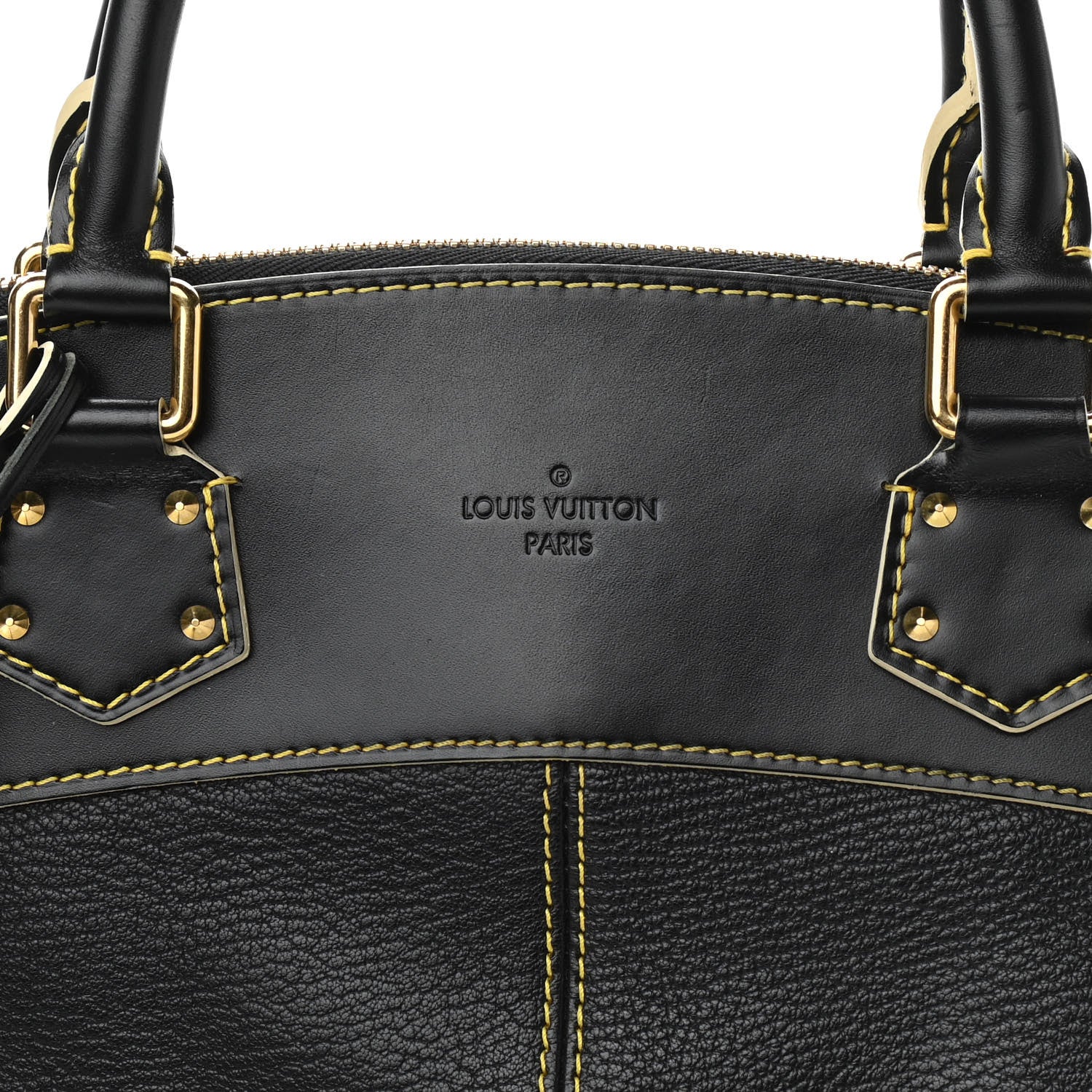 Louis Vuitton Suhali Lockit MM Black 7 of 11