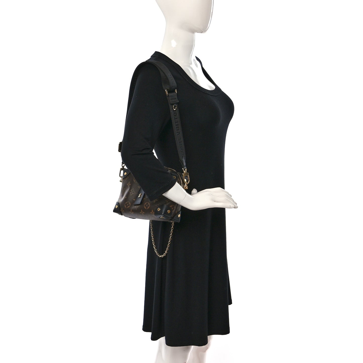 Monogram Petite Malle Souple Black
