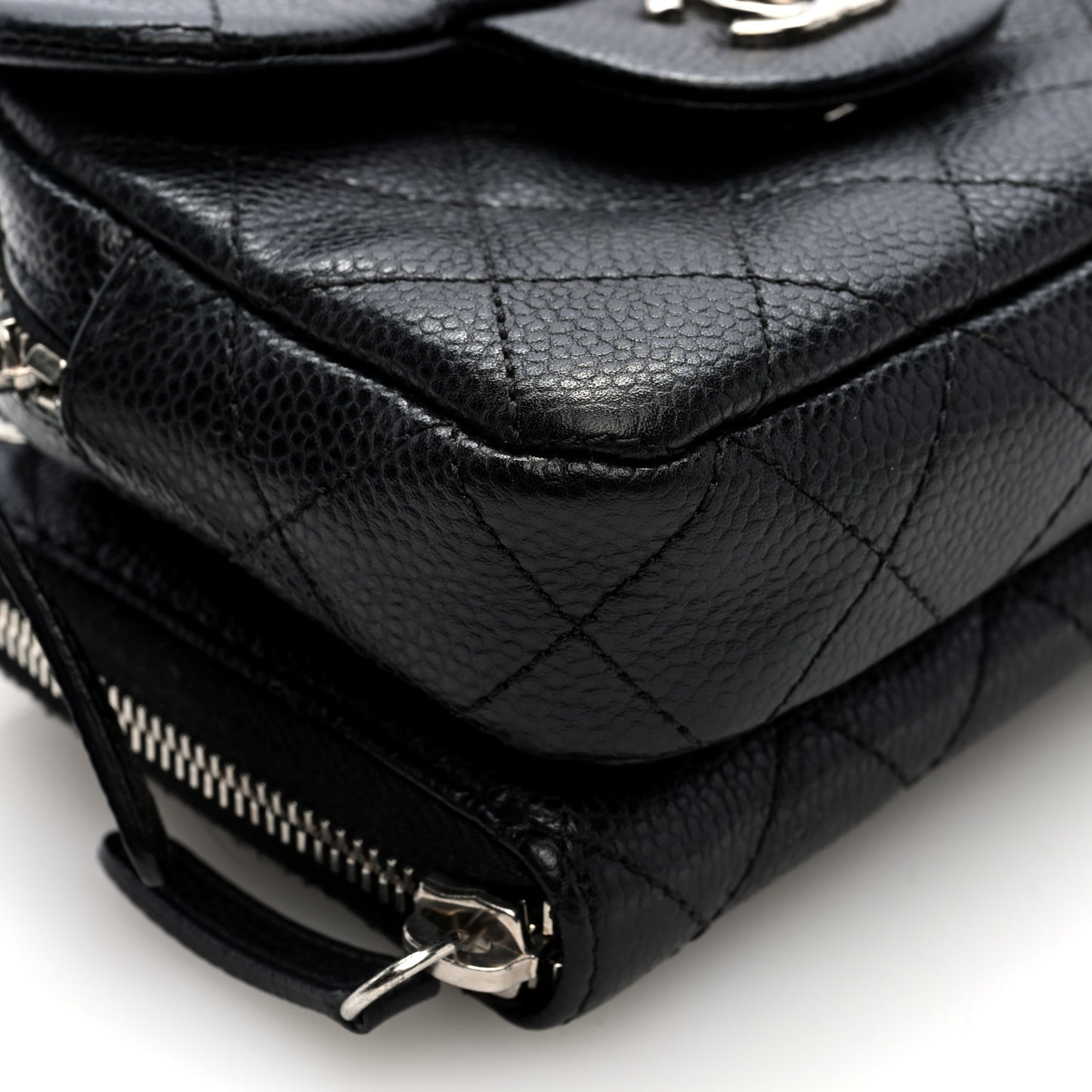 Caviar Quilted New Mini Flap Black