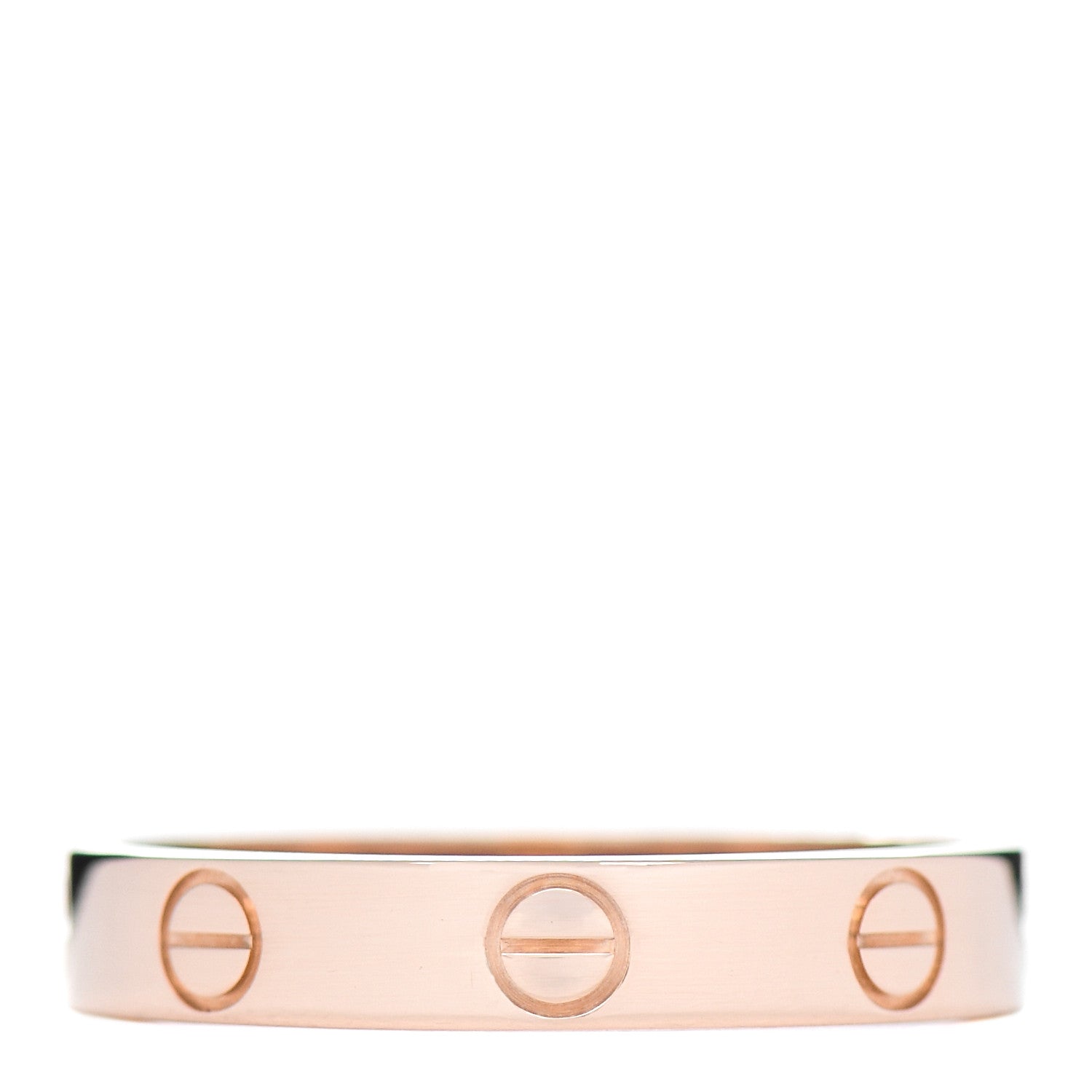 Cartier 18K Pink Gold 3.5mm LOVE Wedding Band Ring 55 7.25 1 of 5