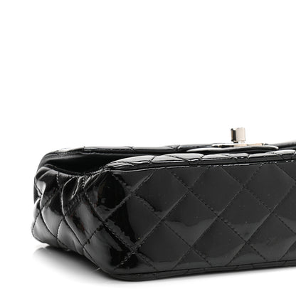 Chanel Patent Calfskin Quilted Mini Rectangular Flap Black 8 of 9