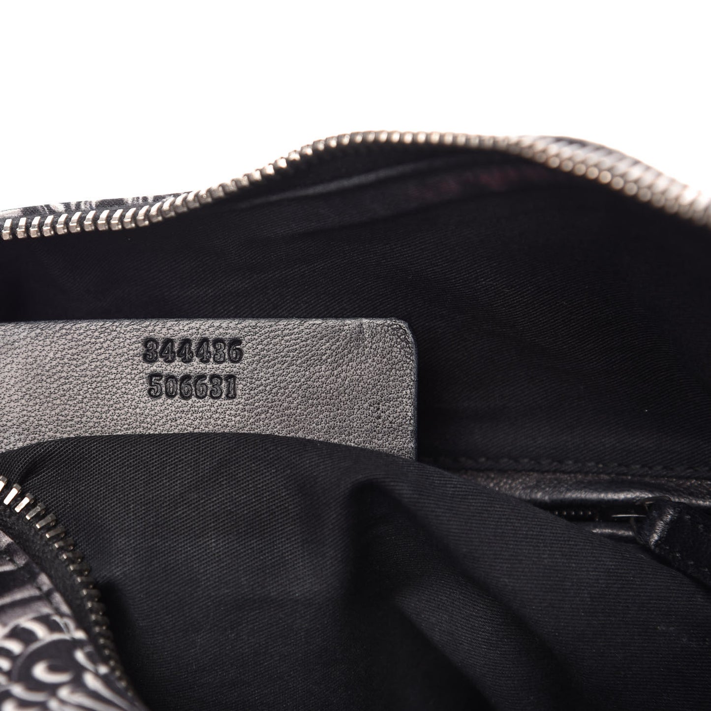 Silk Floral De Manta Clutch Black Silver
