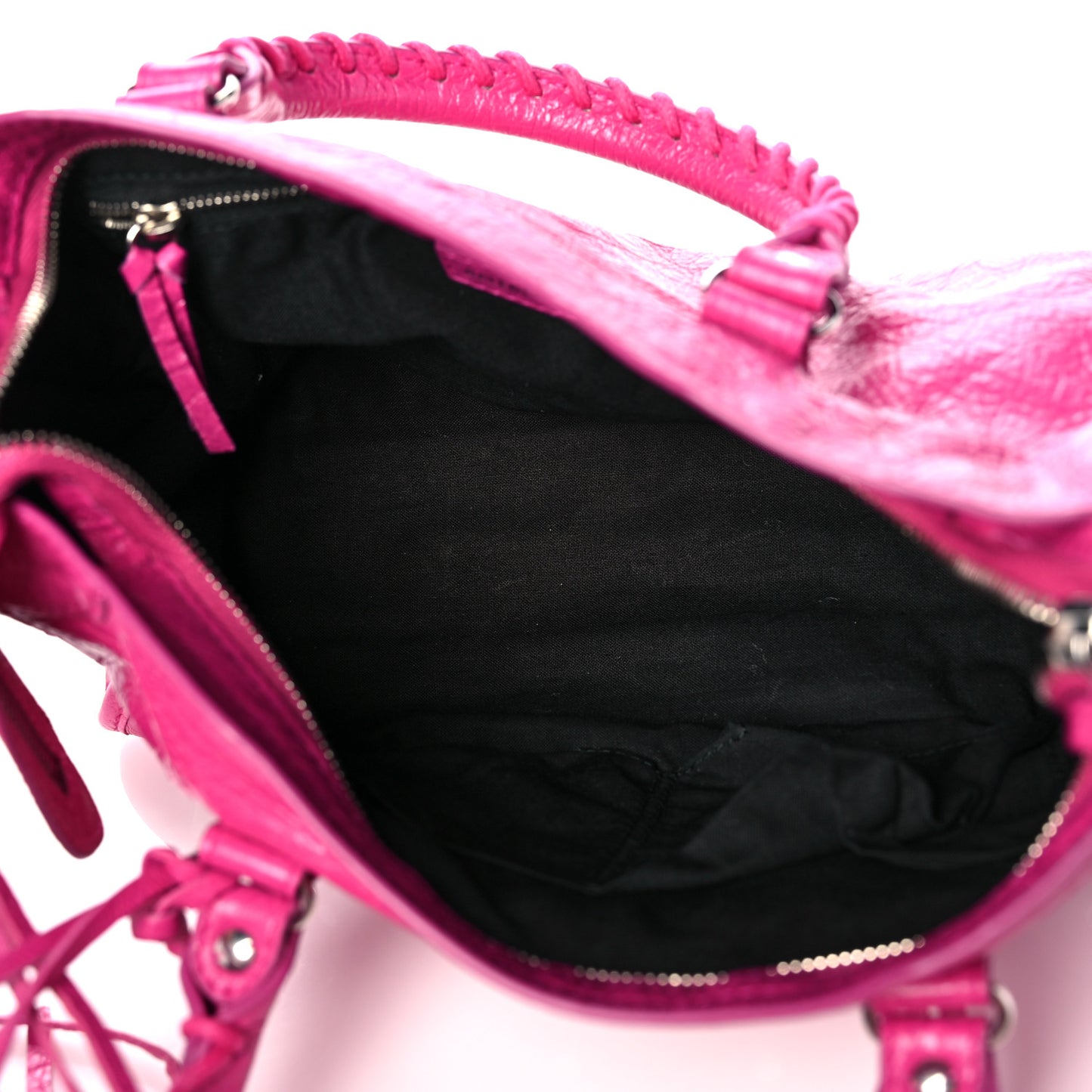 Agneau Classic Silver Hardware S City Rose Magenta