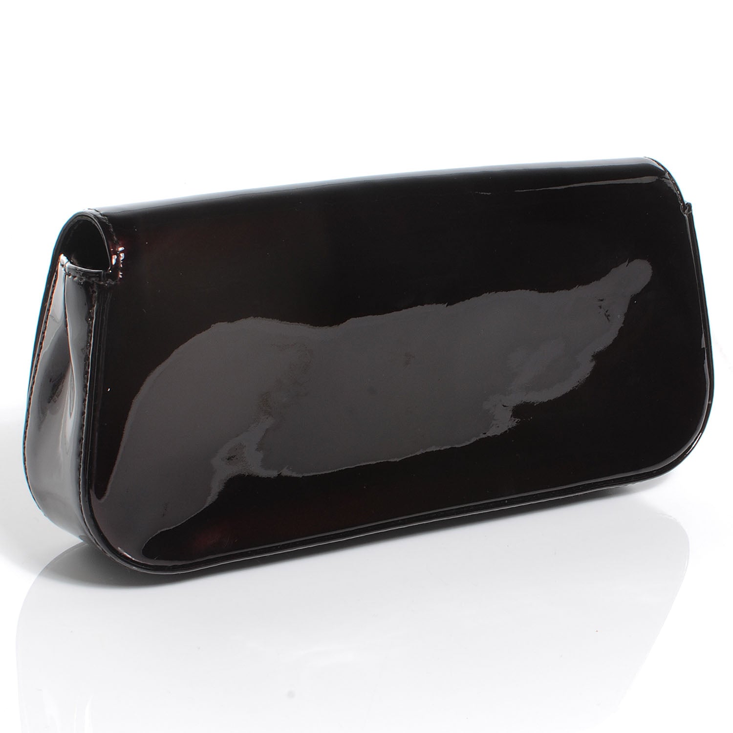 Louis Vuitton Patent Sobe Clutch Amarante 3 of 7