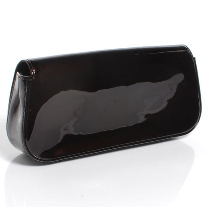 Louis Vuitton Patent Sobe Clutch Amarante 3 of 7