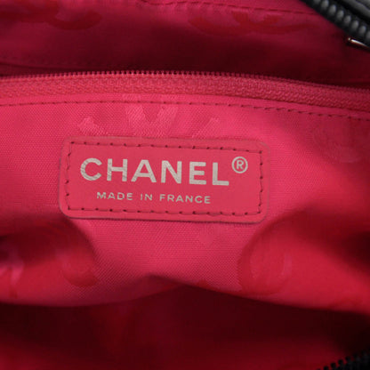 Chanel Calfskin Quilted Large Cambon Bowler Black White 7 of 8