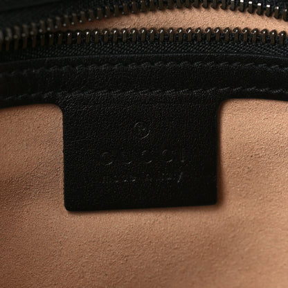 Gucci Calfskin Matelasse Small GG Marmont Shoulder Bag Black 6 of 7