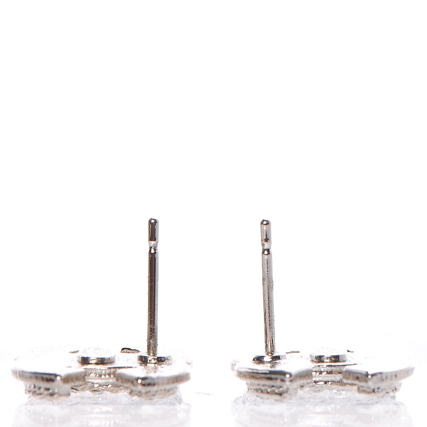 Crystal CC Earrings Silver