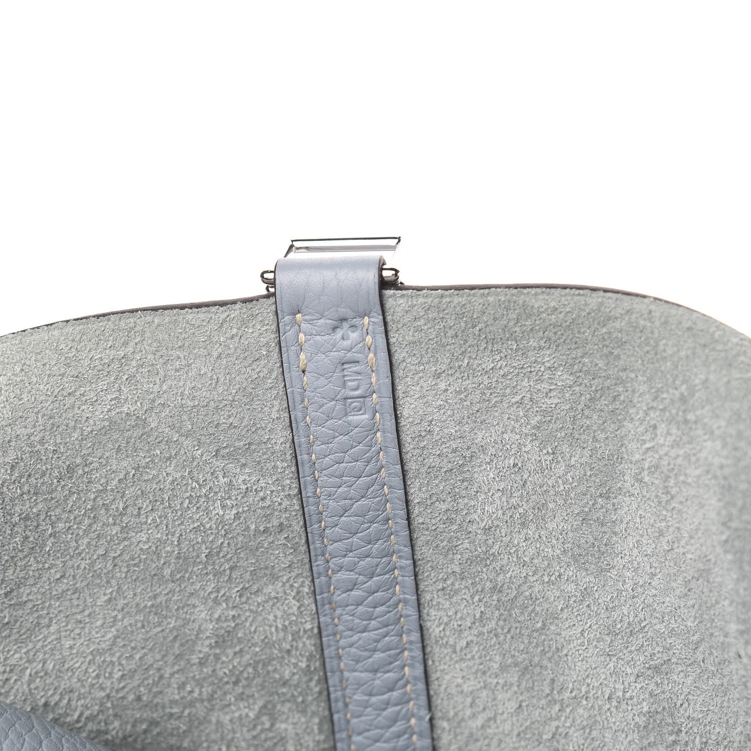 Hermes Taurillon Clemence Picotin Lock 22 MM Bleu Lin 8 of 11