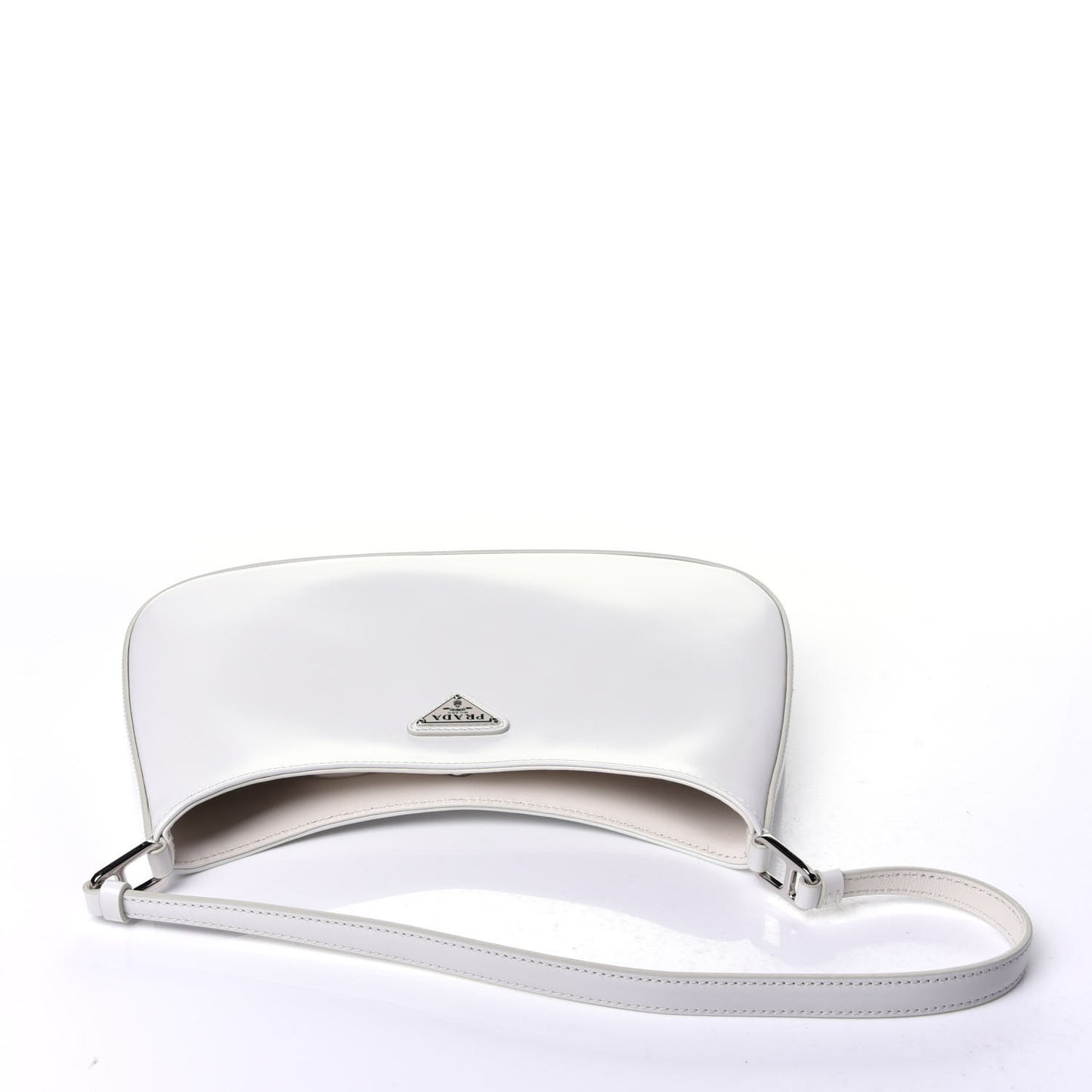 Spazzolato Cleo Shoulder Bag White