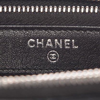 Chanel Lambskin Quilted CC Box Clutch With Chain Black 6 of 10