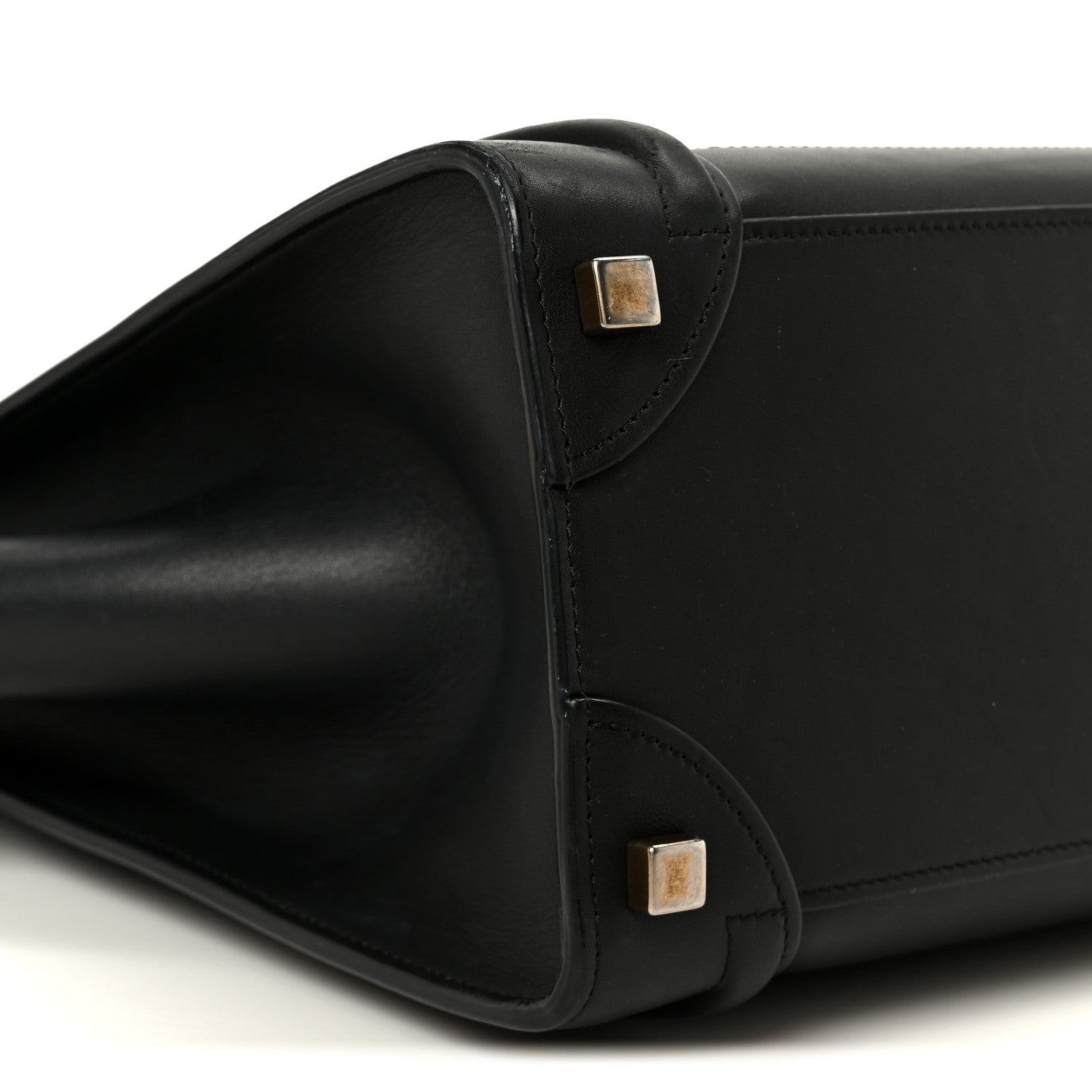 Celine Smooth Calfskin Micro Luggage Black 9 of 11