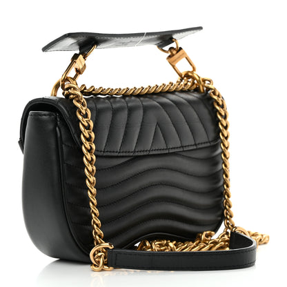 Louis Vuitton Calfskin New Wave Chain MM Black 3 of 13
