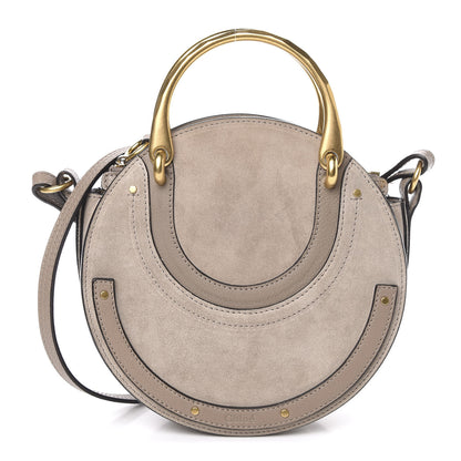 Chloe Calfskin Suede Small Pixie Bag Motty Grey 1 of 11