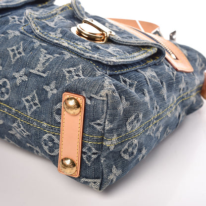 Louis Vuitton Monogram Denim Baggy PM Blue 9 of 9