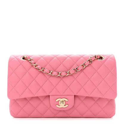 Chanel Caviar Quilted Medium Double Flap Pink 1 of 10