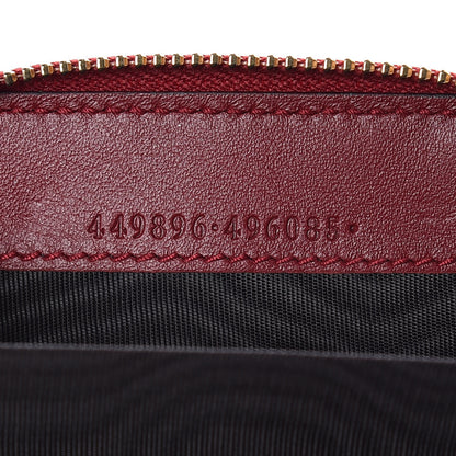 Gucci Microguccissima Zip Around Card Case Red 7 of 14