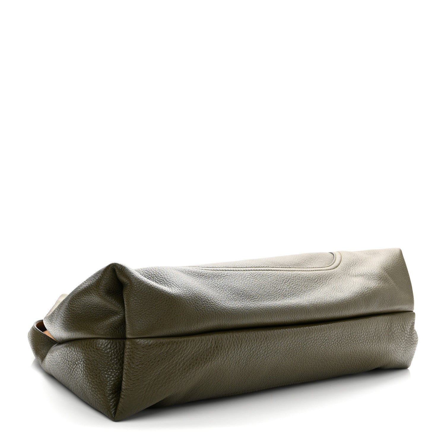 Gucci Grained Calfskin Softbit Maxi Shoulder Bag Forest Green 5 of 10