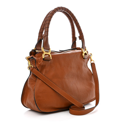 Chloe Calfskin Medium Marcie Satchel Tan 3 of 13