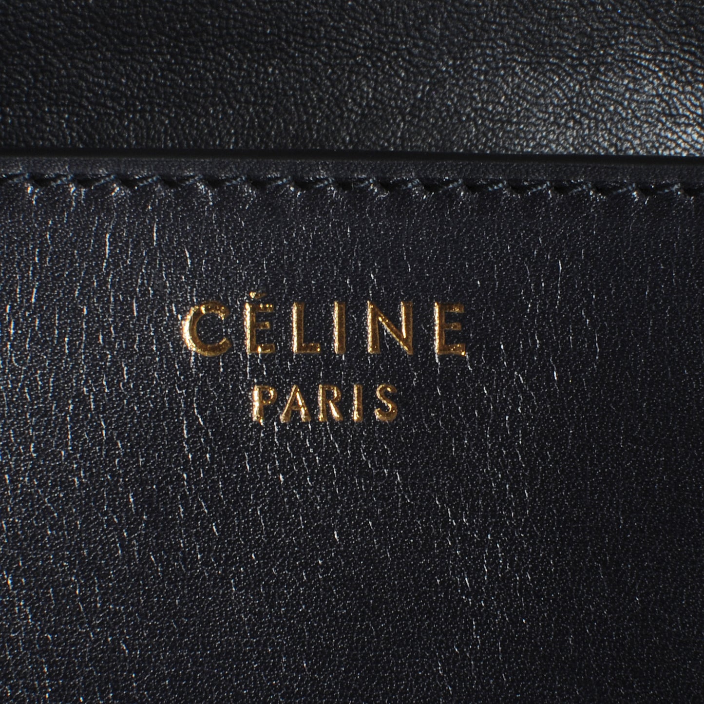 Leather Small Classic Box Flap Bag Navy