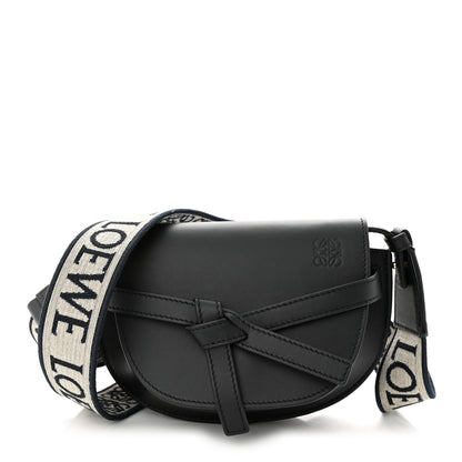 Loewe Calfskin Jacquard Mini Gate Dual Bag Black 1 of 10