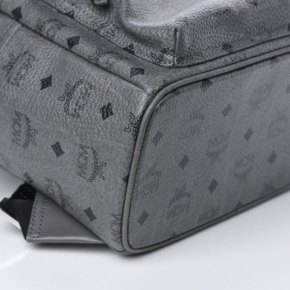 MCM Visetos Small Stark Backpack Phantom Grey 8 of 10