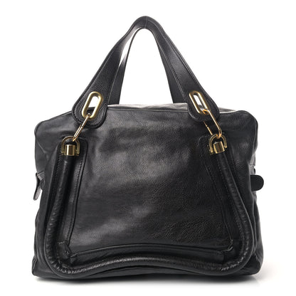 Chloe Calfskin Paraty Tote Black 1 of 5