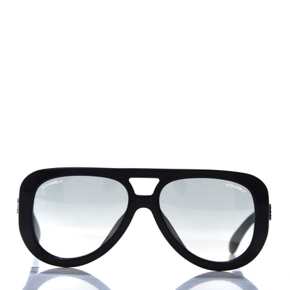 Chanel Resin Sunglasses 5423-B Black 2 of 8