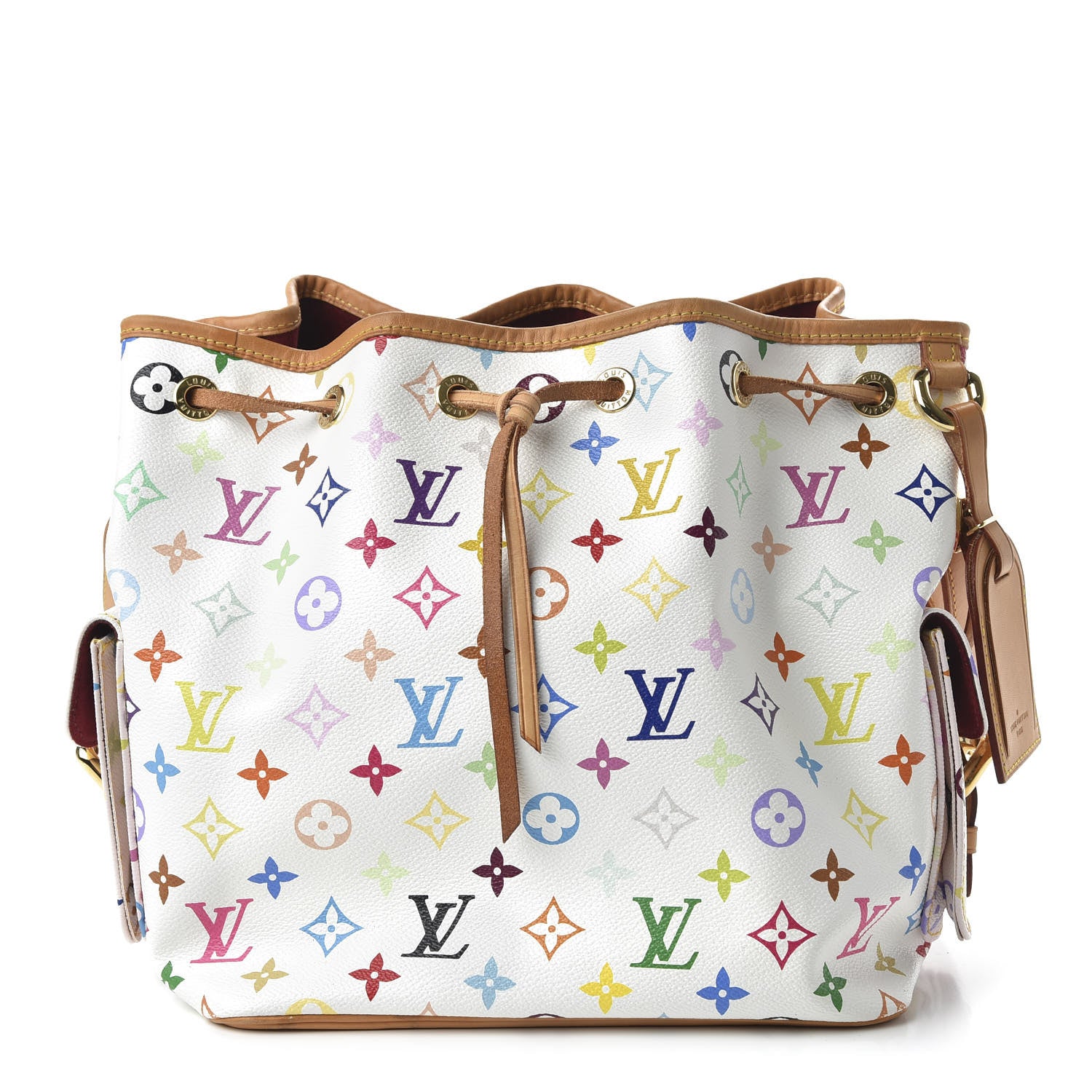 Louis Vuitton Monogram Multicolor Petit Noe White 1 of 9