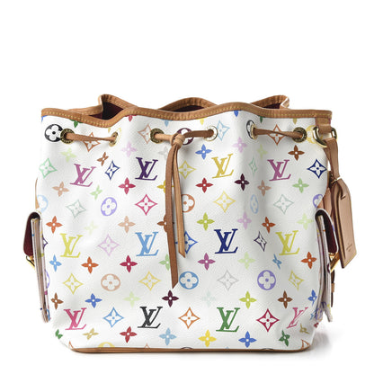 Louis Vuitton Monogram Multicolor Petit Noe White 1 of 9