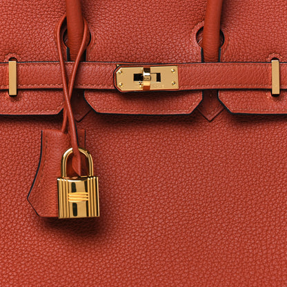 Hermes Togo Birkin 25 Cuivre 8 of 11