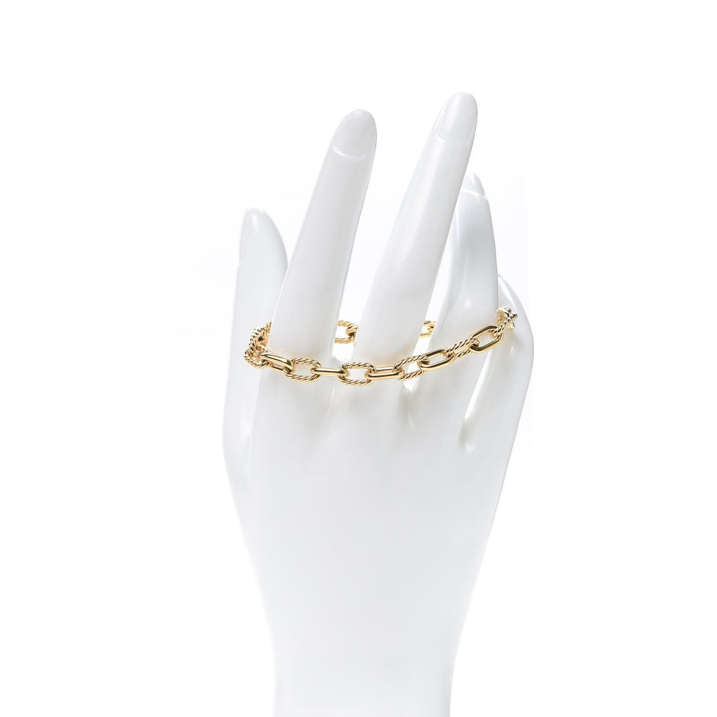18K Yellow Gold 6mm Madison Classic Chain Bracelet