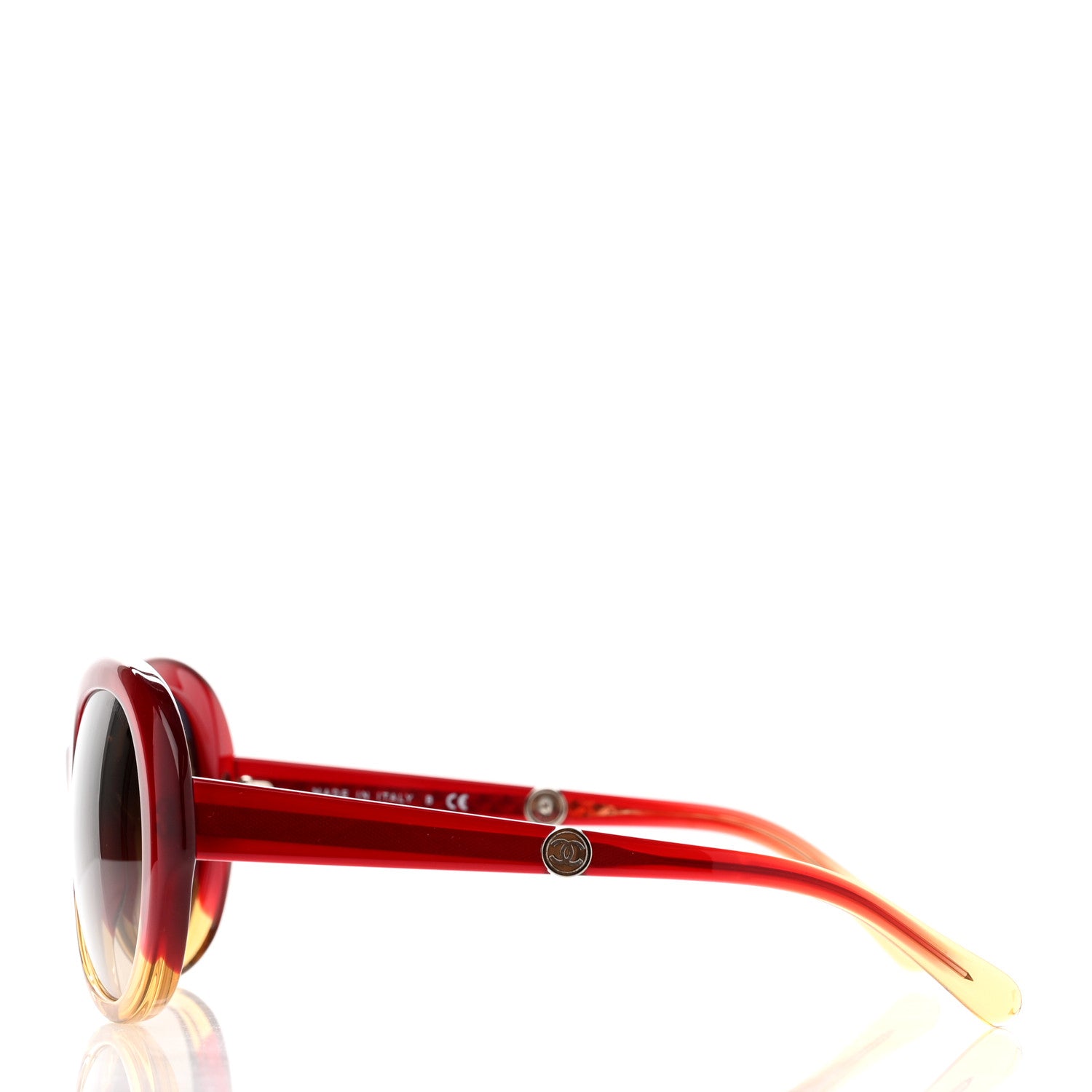Chanel Acetate CC Sunglasses 5156 Red 3 of 6